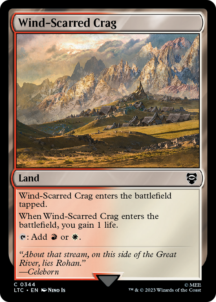 Wind-Scarred Crag [The Lord of the Rings: Tales of Middle-Earth Commander] | Game Master's Emporium (The New GME)