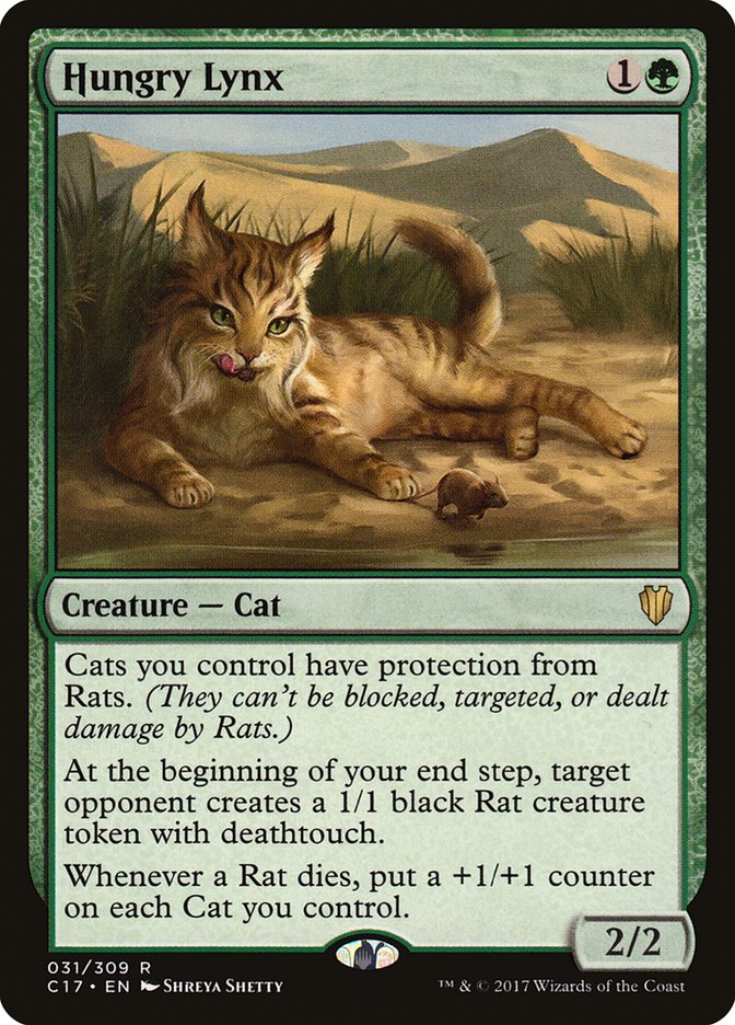 Hungry Lynx [Commander 2017] | Game Master's Emporium (The New GME)