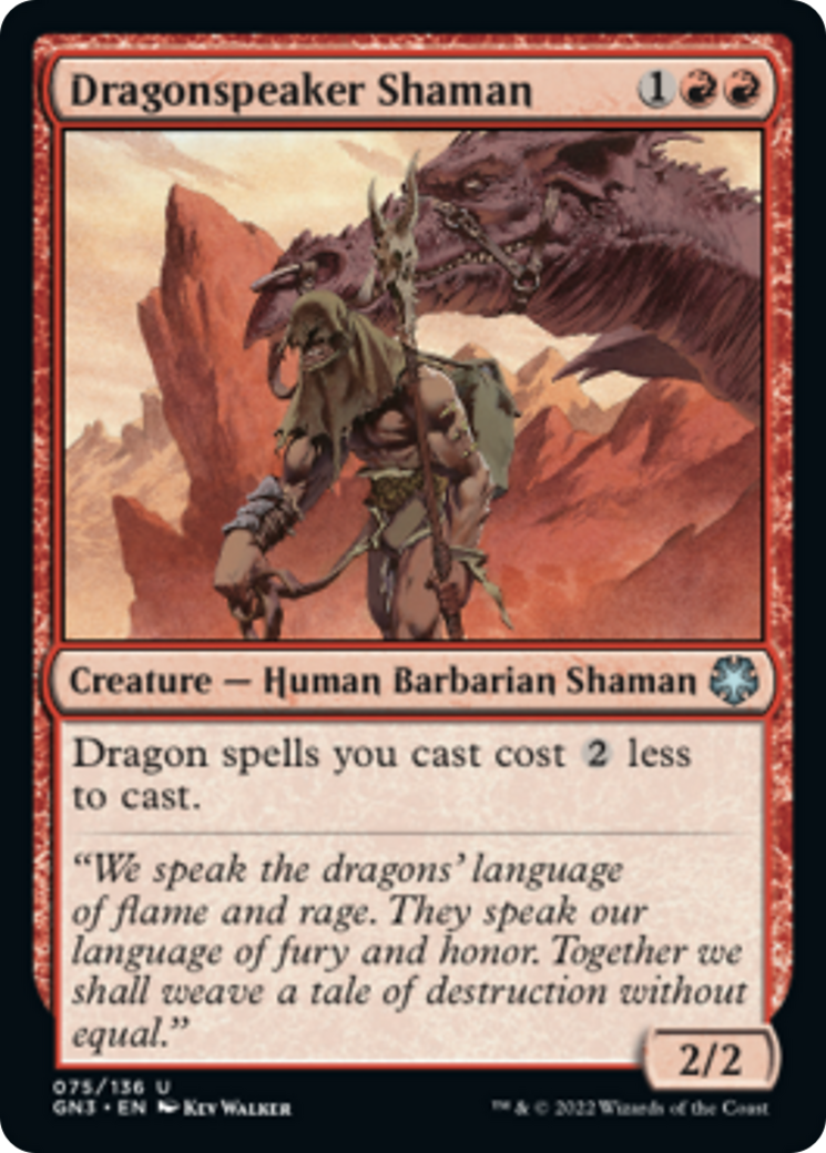Dragonspeaker Shaman [Game Night: Free-for-All] | Game Master's Emporium (The New GME)