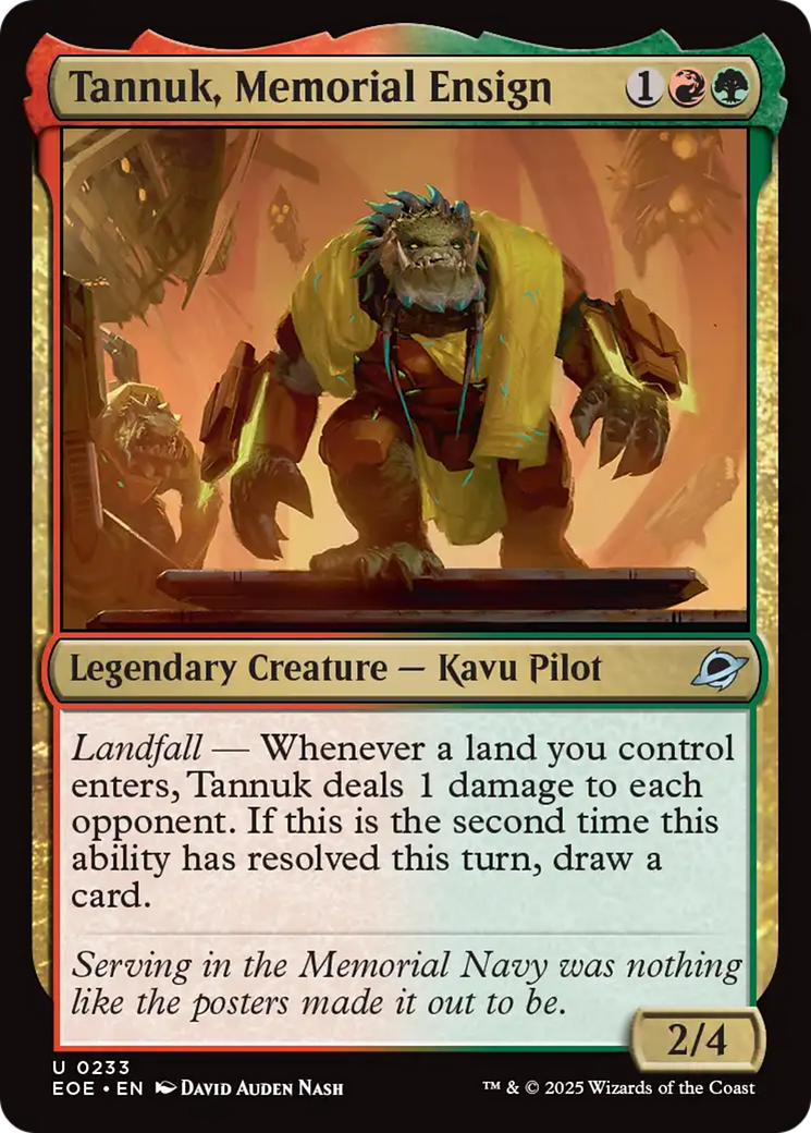 Tannuk, Memorial Ensign [Edge of Eternities] | Game Master's Emporium (The New GME)