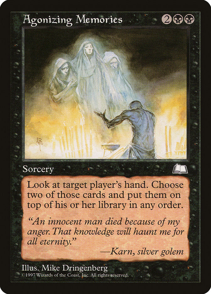Agonizing Memories [Weatherlight] | Game Master's Emporium (The New GME)