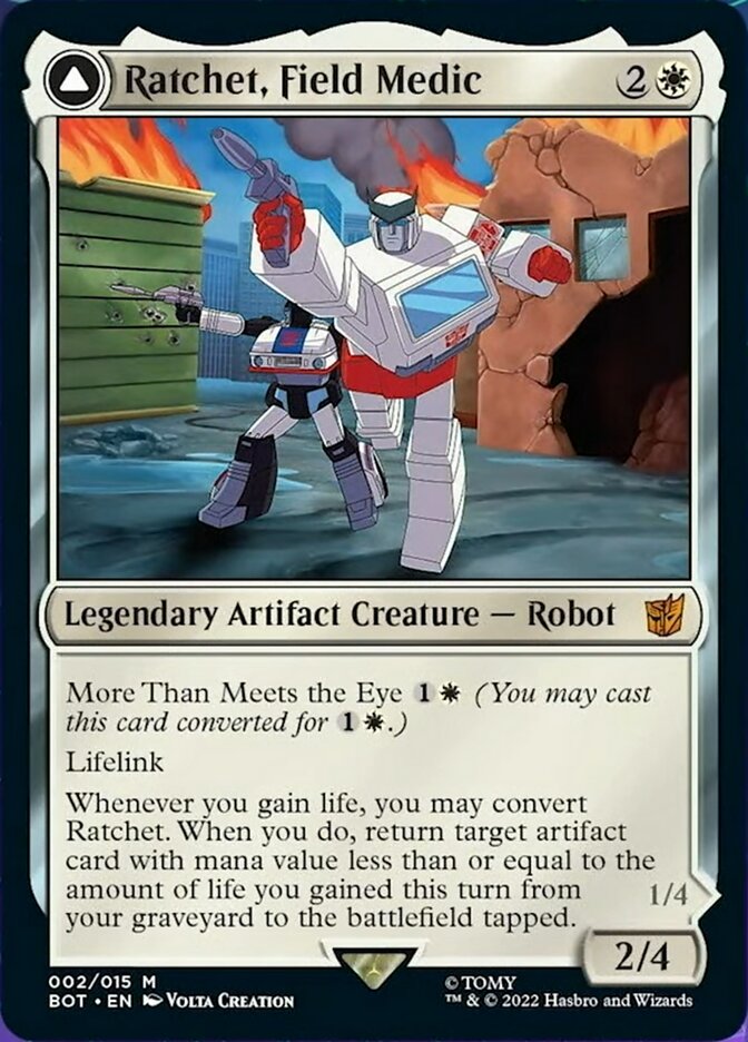 Ratchet, Field Medic // Ratchet, Rescue Racer [Transformers] | Game Master's Emporium (The New GME)