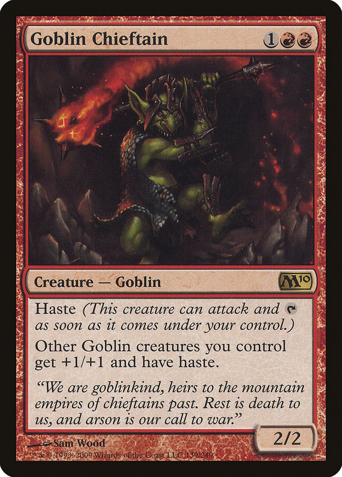 Goblin Chieftain [Magic 2010] | Game Master's Emporium (The New GME)