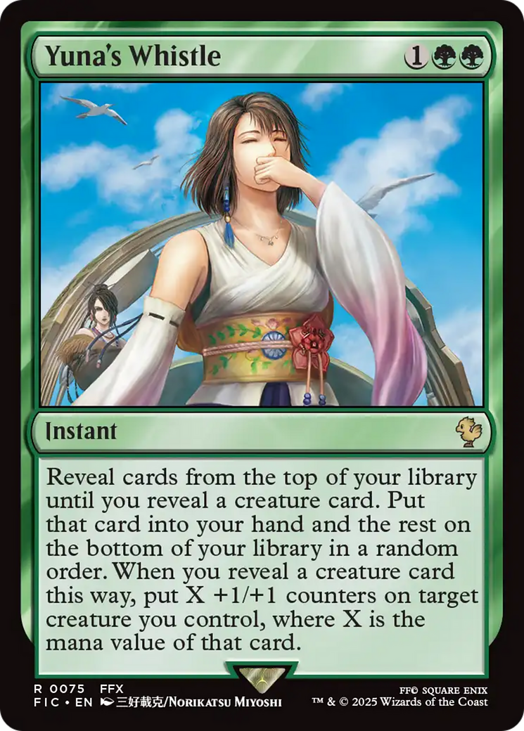 Yuna's Whistle (Surge Foil) [FINAL FANTASY Commander] | Game Master's Emporium (The New GME)