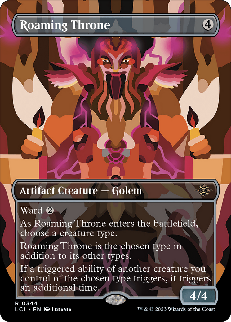 Roaming Throne (Borderless) [The Lost Caverns of Ixalan] | Game Master's Emporium (The New GME)
