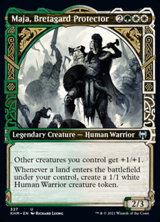 Maja, Bretagard Protector (Showcase) [Kaldheim] | Game Master's Emporium (The New GME)