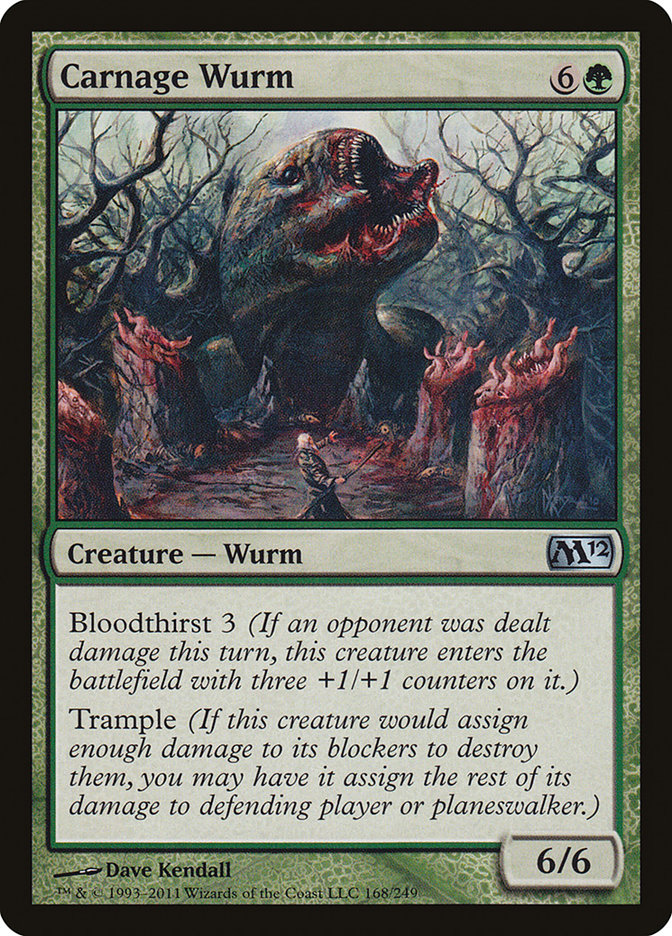 Carnage Wurm [Magic 2012] | Game Master's Emporium (The New GME)