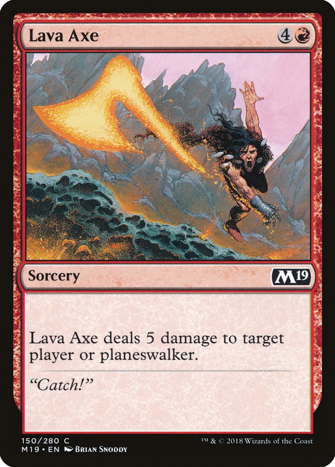 Lava Axe [Core Set 2019] | Game Master's Emporium (The New GME)