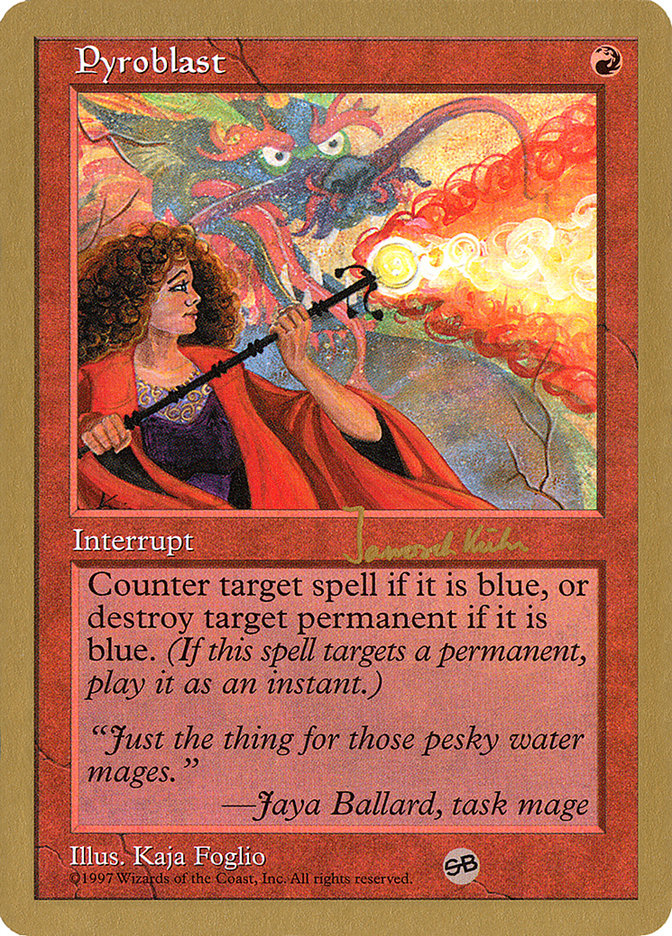 Pyroblast (Janosch Kuhn) (SB) [World Championship Decks 1997] | Game Master's Emporium (The New GME)