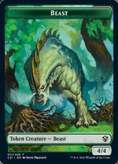 Beast (011) // Insect Double-Sided Token [Commander 2021 Tokens] | Game Master's Emporium (The New GME)