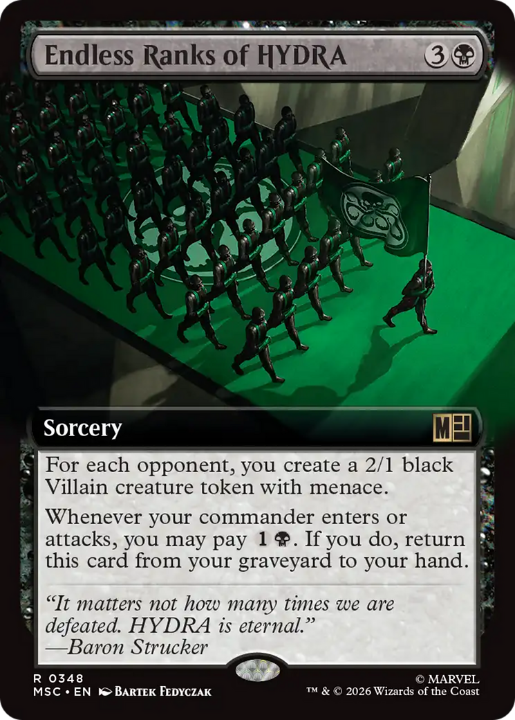 Endless Ranks of HYDRA (Extended Art) [Marvel Super Heroes Commander] | Game Master's Emporium (The New GME)