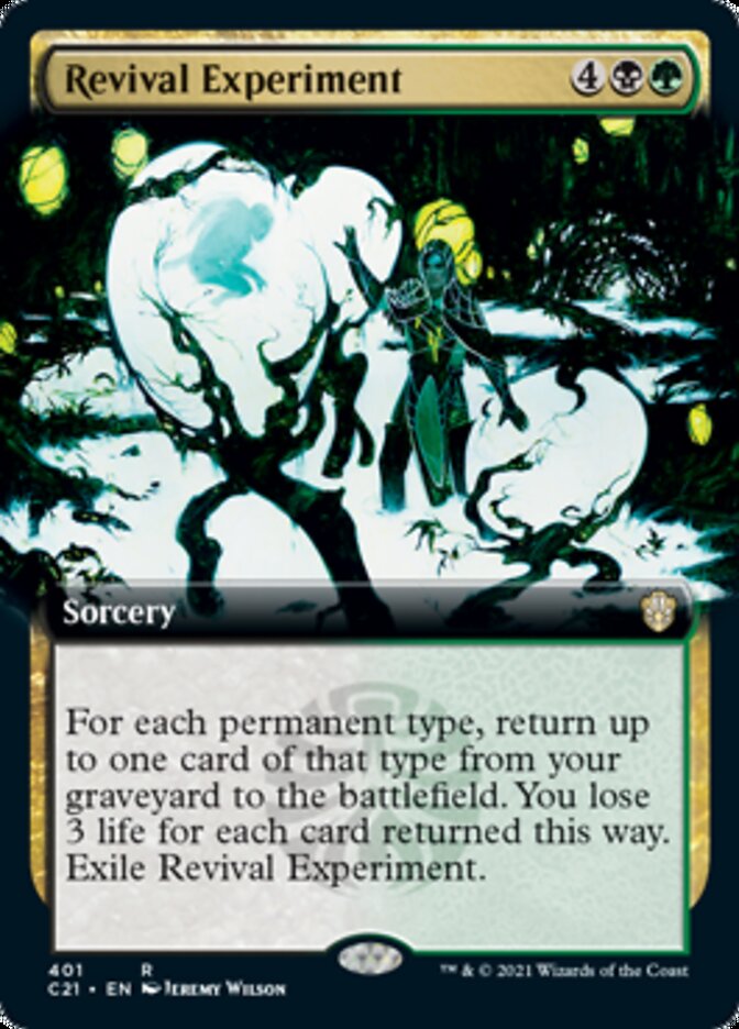 Revival Experiment (Extended Art) [Commander 2021] | Game Master's Emporium (The New GME)