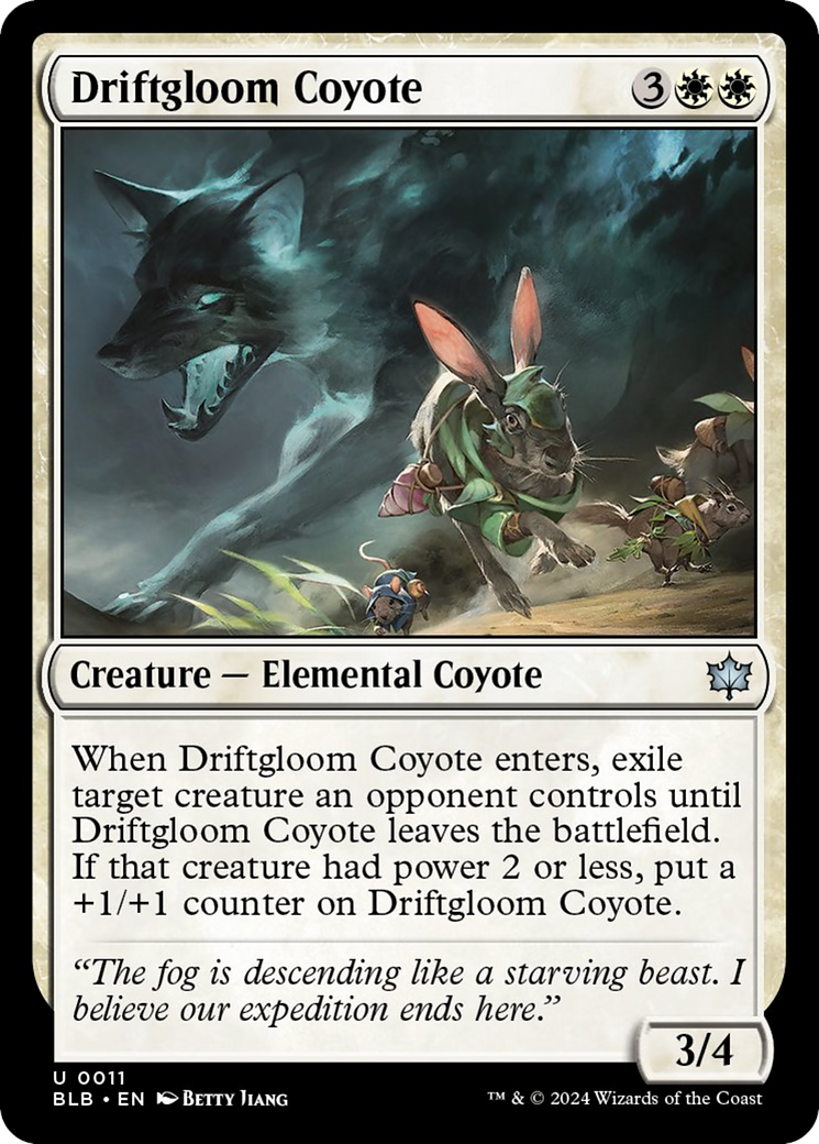 Driftgloom Coyote [Bloomburrow] | Game Master's Emporium (The New GME)