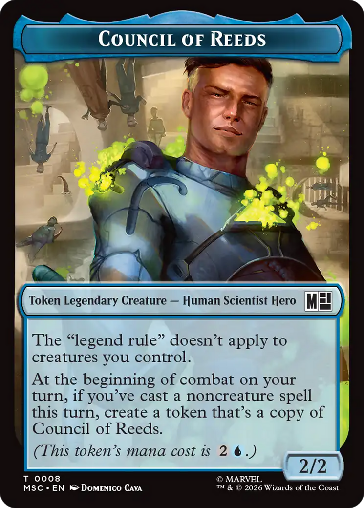 Council of Reeds (008) // Construct (014) Double-Sided Token [Marvel Super Heroes Commander Tokens] | Game Master's Emporium (The New GME)