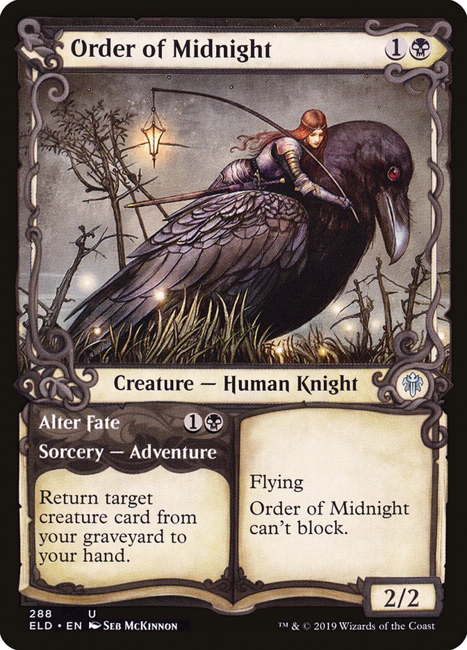 Order of Midnight // Alter Fate (Showcase) [Throne of Eldraine] | Game Master's Emporium (The New GME)