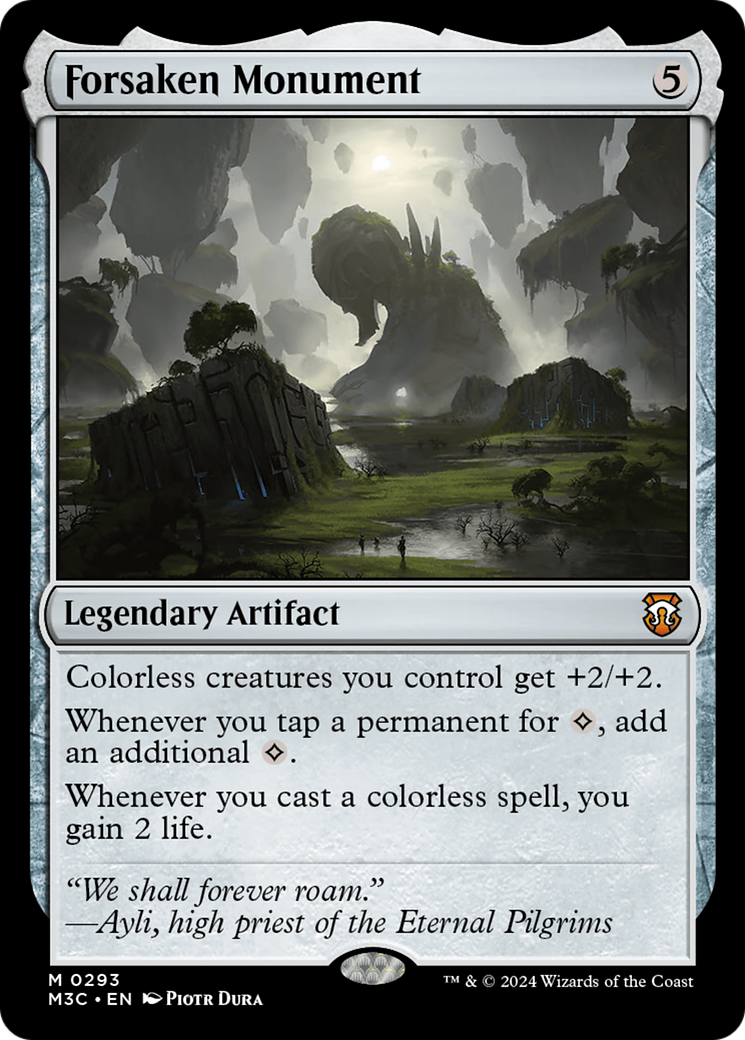 Forsaken Monument (Ripple Foil) [Modern Horizons 3 Commander] | Game Master's Emporium (The New GME)