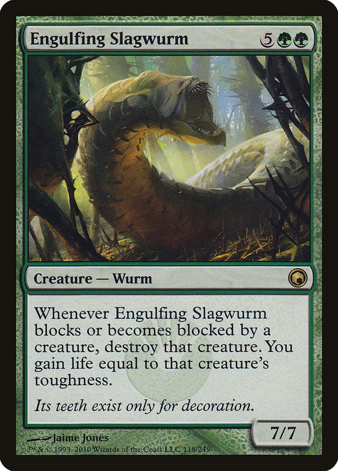 Engulfing Slagwurm [Scars of Mirrodin] | Game Master's Emporium (The New GME)