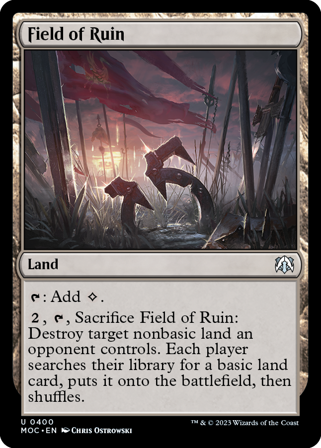 Field of Ruin [March of the Machine Commander] | Game Master's Emporium (The New GME)