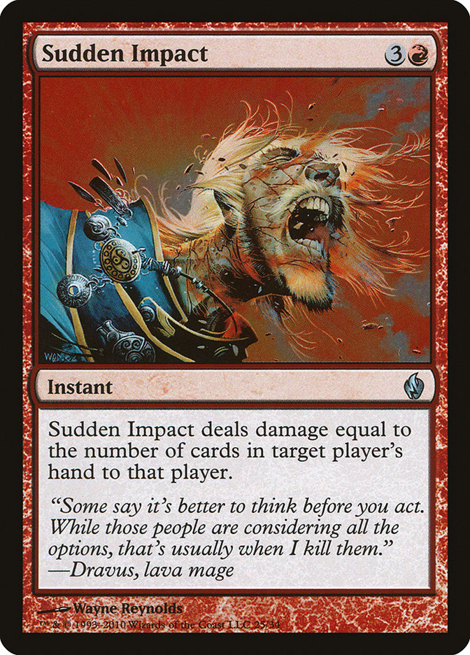 Sudden Impact [Premium Deck Series: Fire and Lightning] | Game Master's Emporium (The New GME)