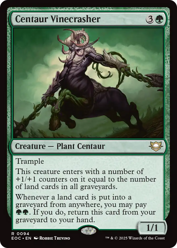 Centaur Vinecrasher [Edge of Eternities Commander] | Game Master's Emporium (The New GME)