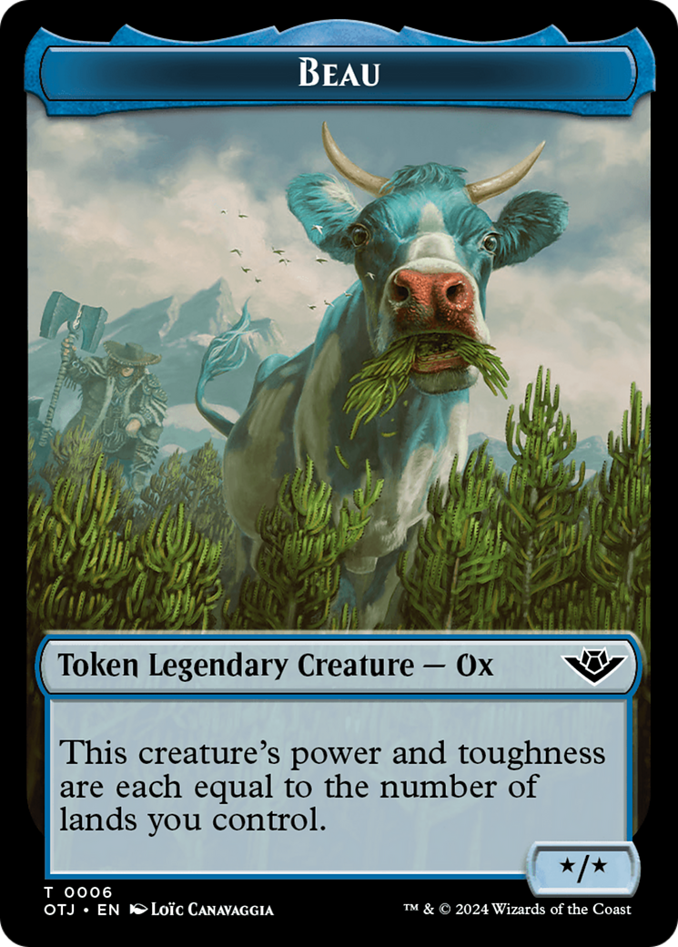 Beau Token [Outlaws of Thunder Junction Tokens] | Game Master's Emporium (The New GME)