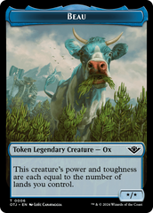 Beau // Plot Double-Sided Token [Outlaws of Thunder Junction Tokens] | Game Master's Emporium (The New GME)
