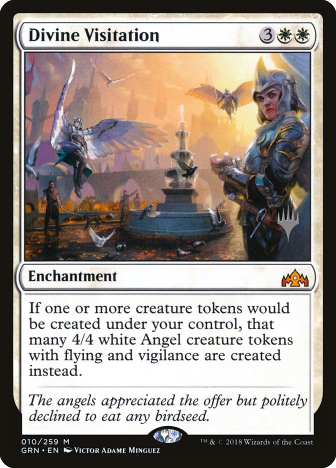 Divine Visitation (Promo Pack) [Guilds of Ravnica Promos] | Game Master's Emporium (The New GME)