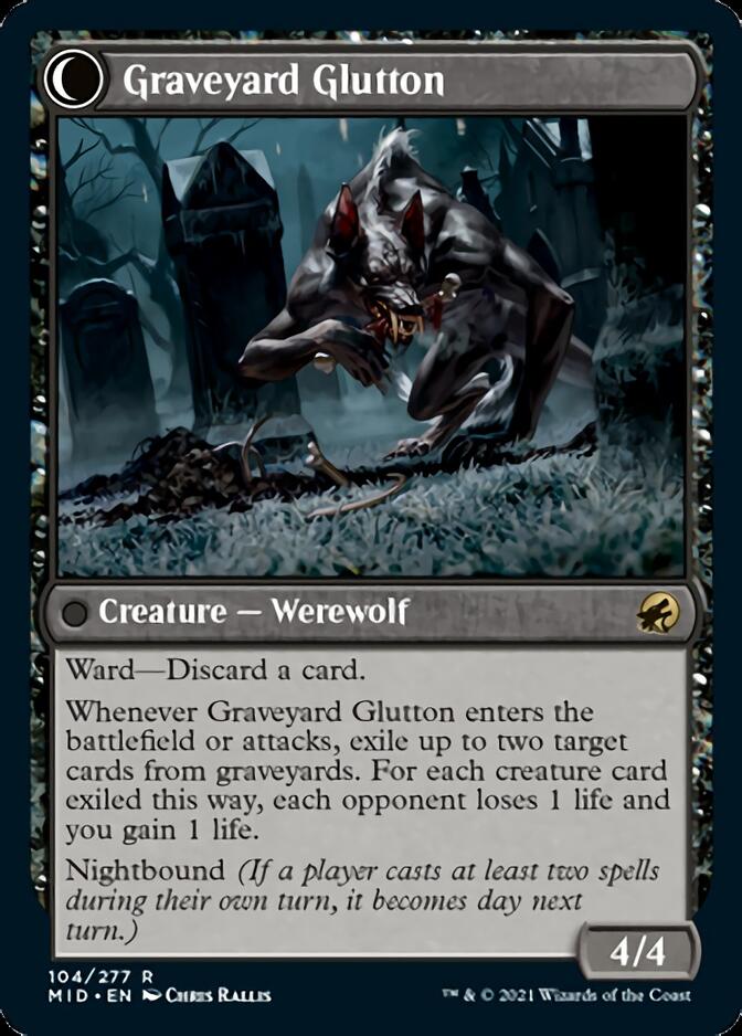 Graveyard Trespasser // Graveyard Glutton [Innistrad: Midnight Hunt] | Game Master's Emporium (The New GME)