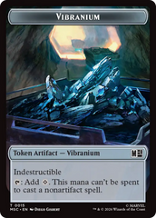 The Monarch (016) // Vibranium (015) Double-Sided Token [Marvel Super Heroes Commander Tokens] | Game Master's Emporium (The New GME)