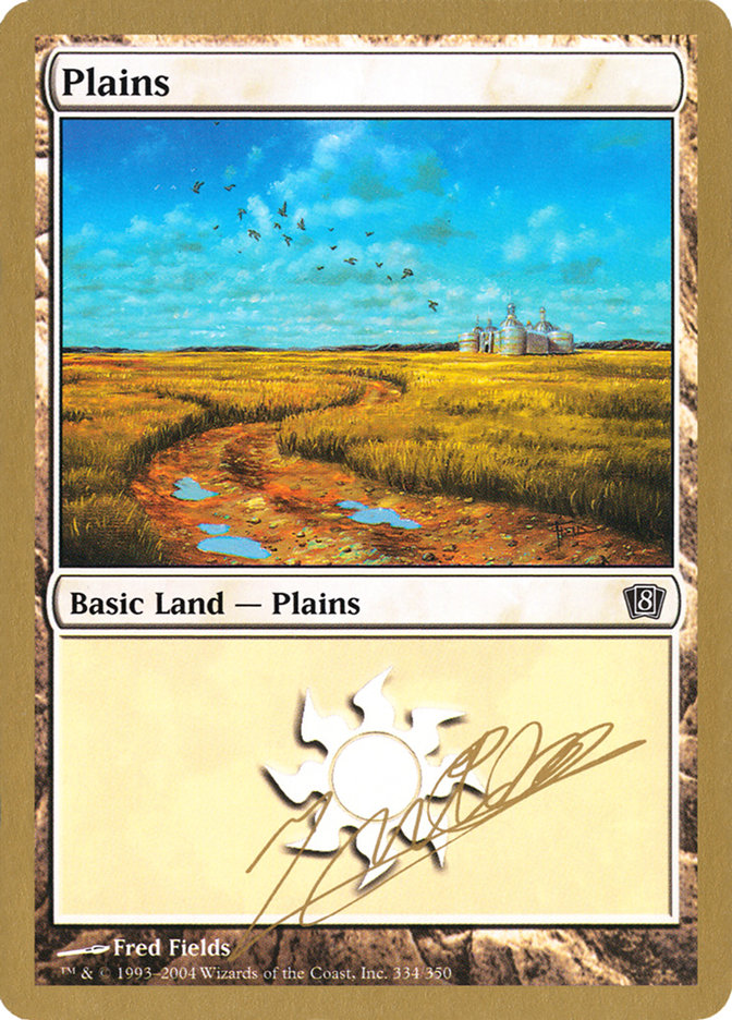 Plains (jn334) (Julien Nuijten) [World Championship Decks 2004] | Game Master's Emporium (The New GME)