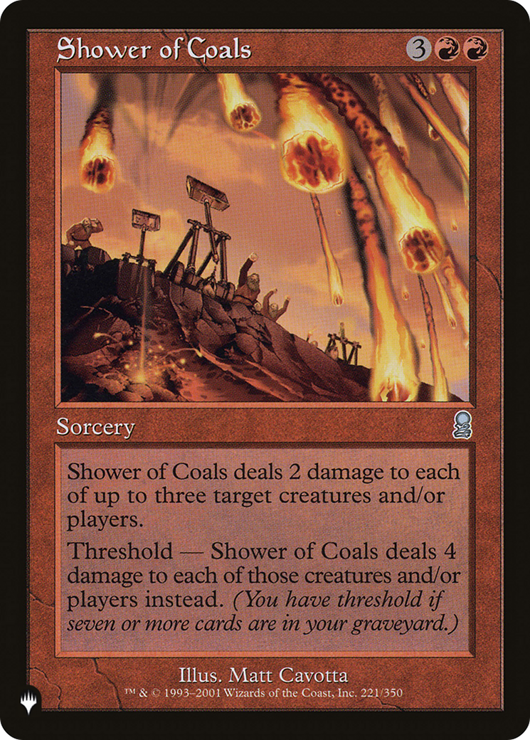 Shower of Coals [The List] | Game Master's Emporium (The New GME)