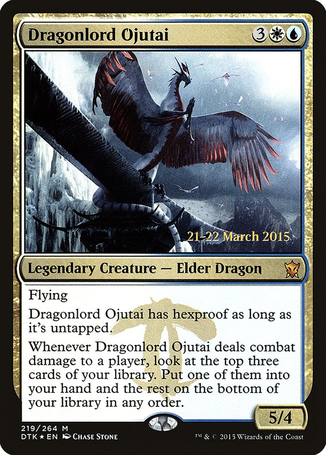 Dragonlord Ojutai [Dragons of Tarkir Prerelease Promos] | Game Master's Emporium (The New GME)