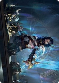 Halvar, God of Battle Art Card (Gold-Stamped Signature) [Kaldheim Art Series] | Game Master's Emporium (The New GME)