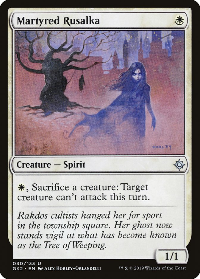 Martyred Rusalka [Ravnica Allegiance Guild Kit] | Game Master's Emporium (The New GME)