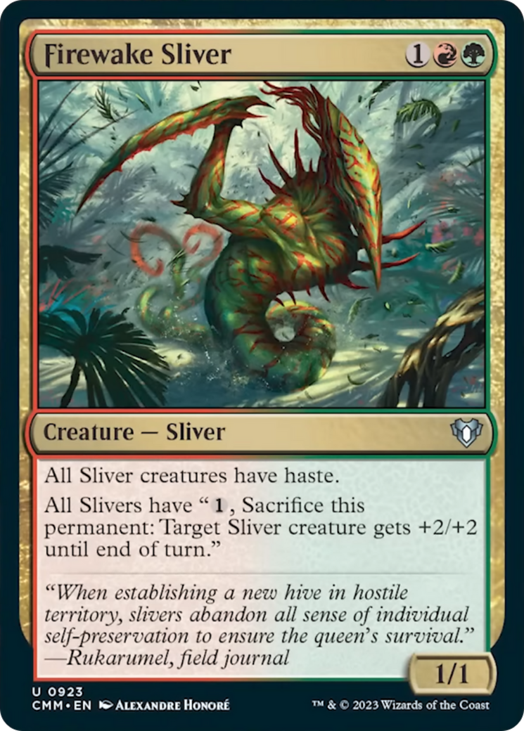 Firewake Sliver [Commander Masters] | Game Master's Emporium (The New GME)