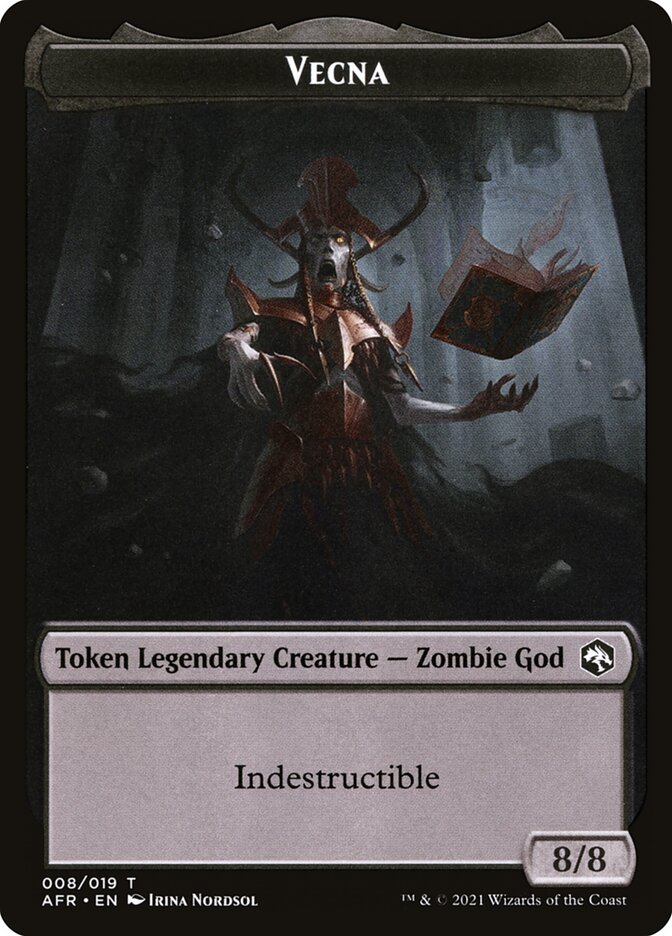 Spider // Vecna Double-Sided Token [Dungeons & Dragons: Adventures in the Forgotten Realms Tokens] | Game Master's Emporium (The New GME)