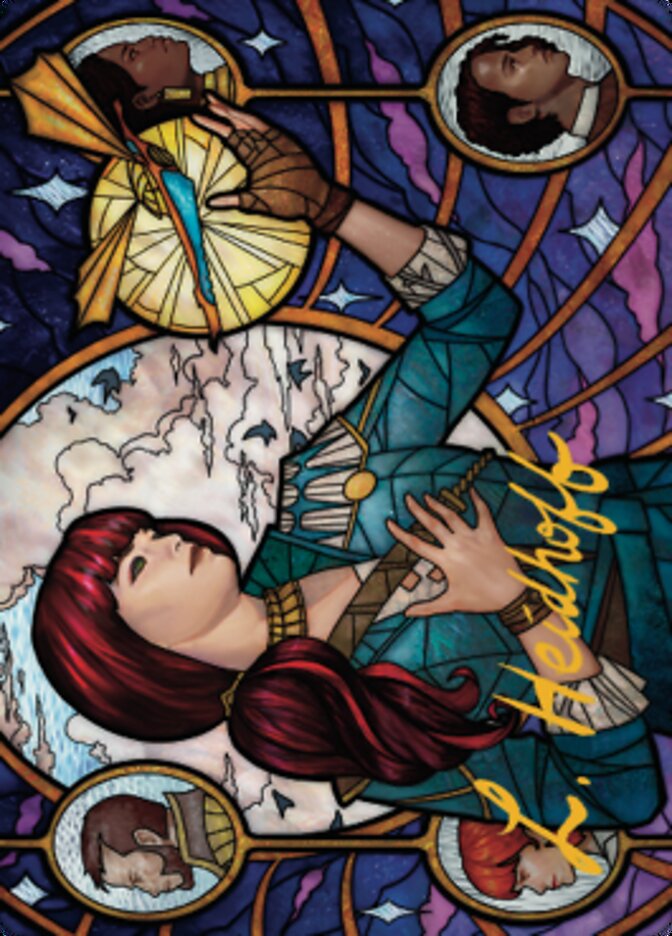 Jhoira, Ageless Innovator Art Card (Gold-Stamped Signature) [Dominaria United Art Series] | Game Master's Emporium (The New GME)