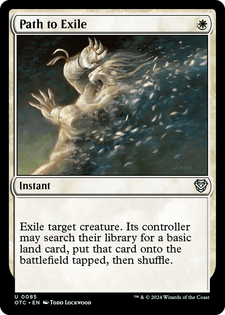 Path to Exile [Outlaws of Thunder Junction Commander] | Game Master's Emporium (The New GME)