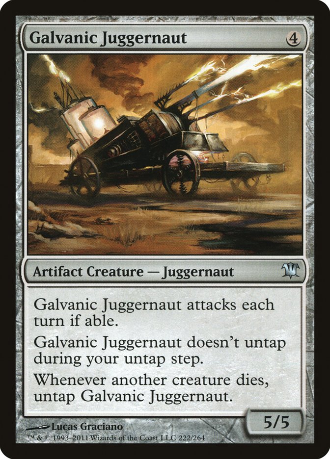 Galvanic Juggernaut [Innistrad] | Game Master's Emporium (The New GME)