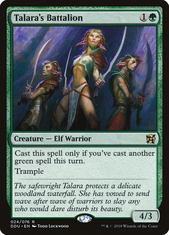 Talara's Battalion [Duel Decks: Elves vs. Inventors] | Game Master's Emporium (The New GME)