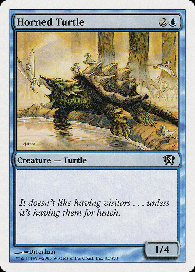 Horned Turtle [Eighth Edition] | Game Master's Emporium (The New GME)