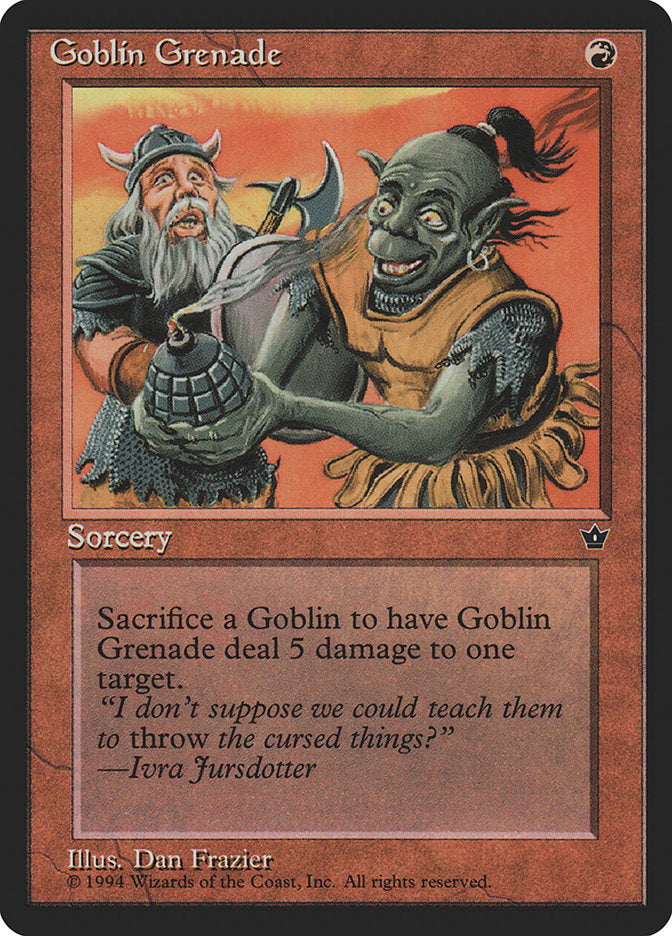 Goblin Grenade (Dan Frazier) [Fallen Empires] | Game Master's Emporium (The New GME)