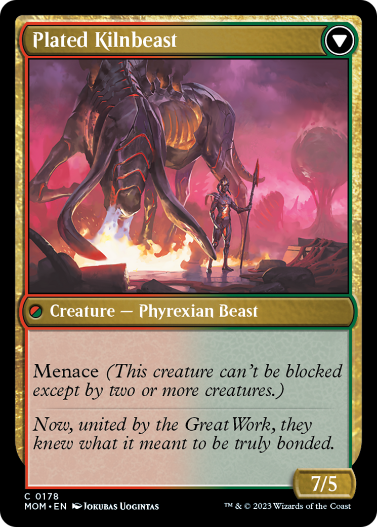 Bonded Herdbeast // Plated Kilnbeast [March of the Machine] | Game Master's Emporium (The New GME)