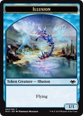 Illusion (005) // Serra the Benevolent Emblem (020) Double-Sided Token [Modern Horizons Tokens] | Game Master's Emporium (The New GME)