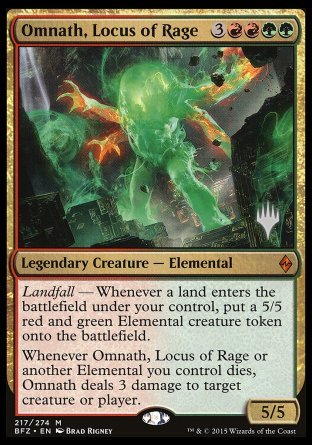 Omnath, Locus of Rage (Promo Pack) [Battle for Zendikar Promos] | Game Master's Emporium (The New GME)
