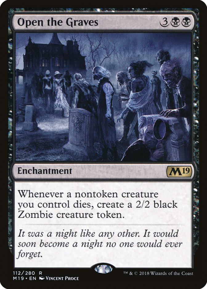 Open the Graves [Core Set 2019] | Game Master's Emporium (The New GME)