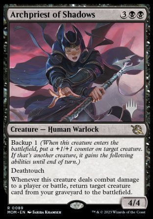 Archpriest of Shadows (Promo Pack) [March of the Machine Promos] | Game Master's Emporium (The New GME)