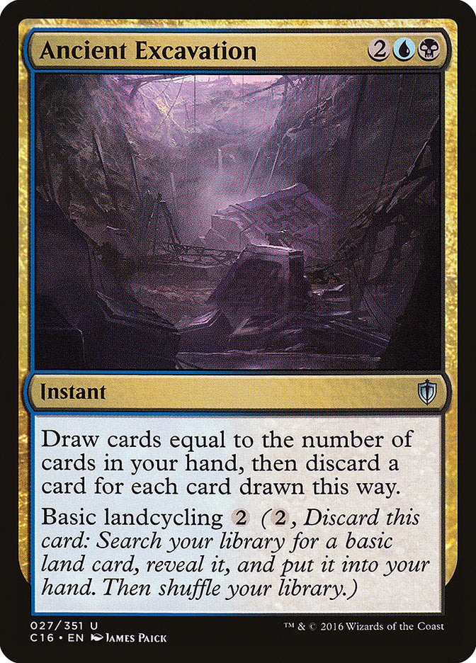 Ancient Excavation [Commander 2016] | Game Master's Emporium (The New GME)