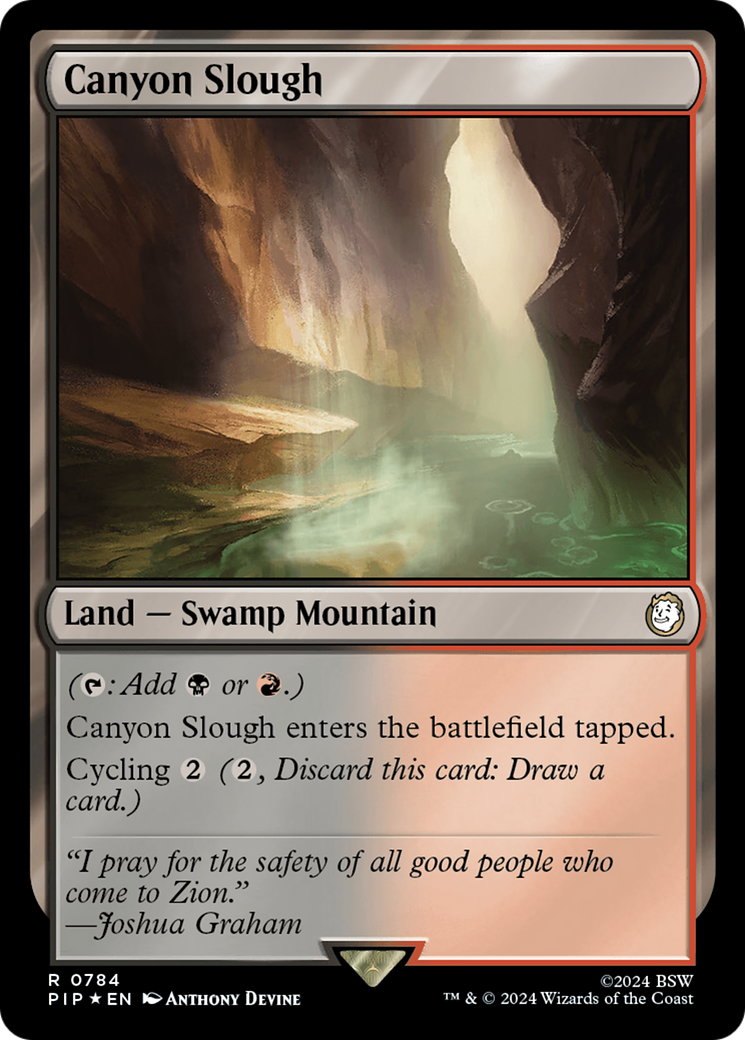 Canyon Slough (Surge Foil) [Fallout] | Game Master's Emporium (The New GME)