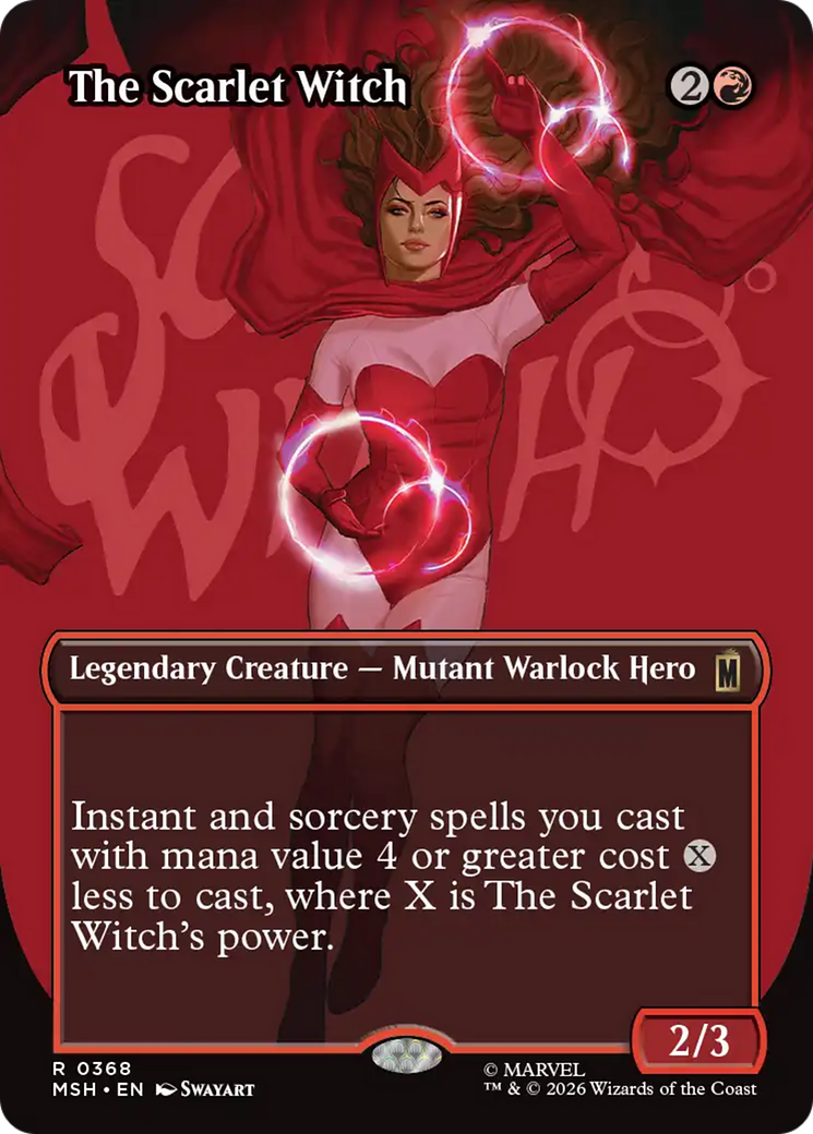 The Scarlet Witch (Borderless) [Marvel Super Heroes] | Game Master's Emporium (The New GME)